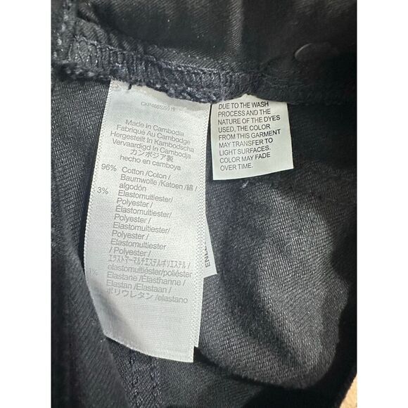 Madewell The Perfect Vintage Flare Jean Women's 26 Black High Rise NWT - Picture 8 of 14